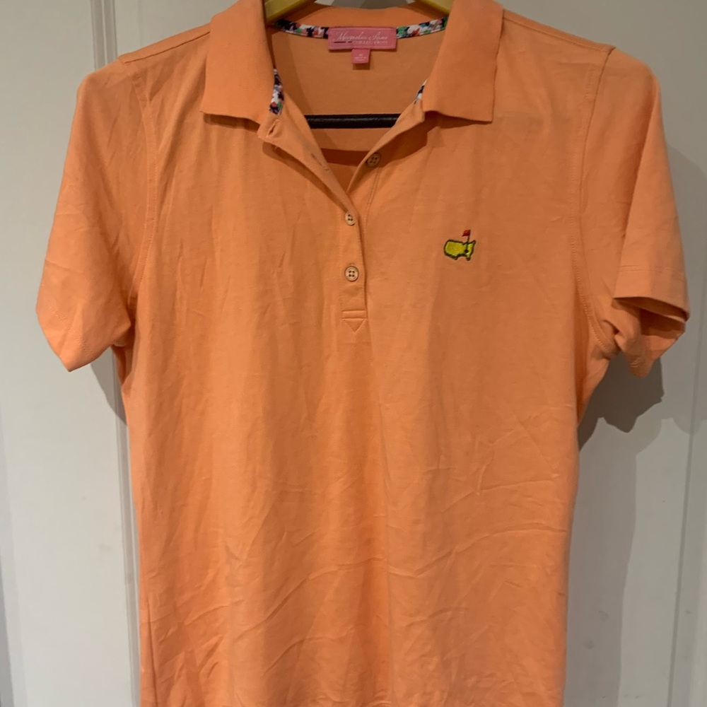 4/$20 Masters Golf Women's Orange Polo Shirt A6
